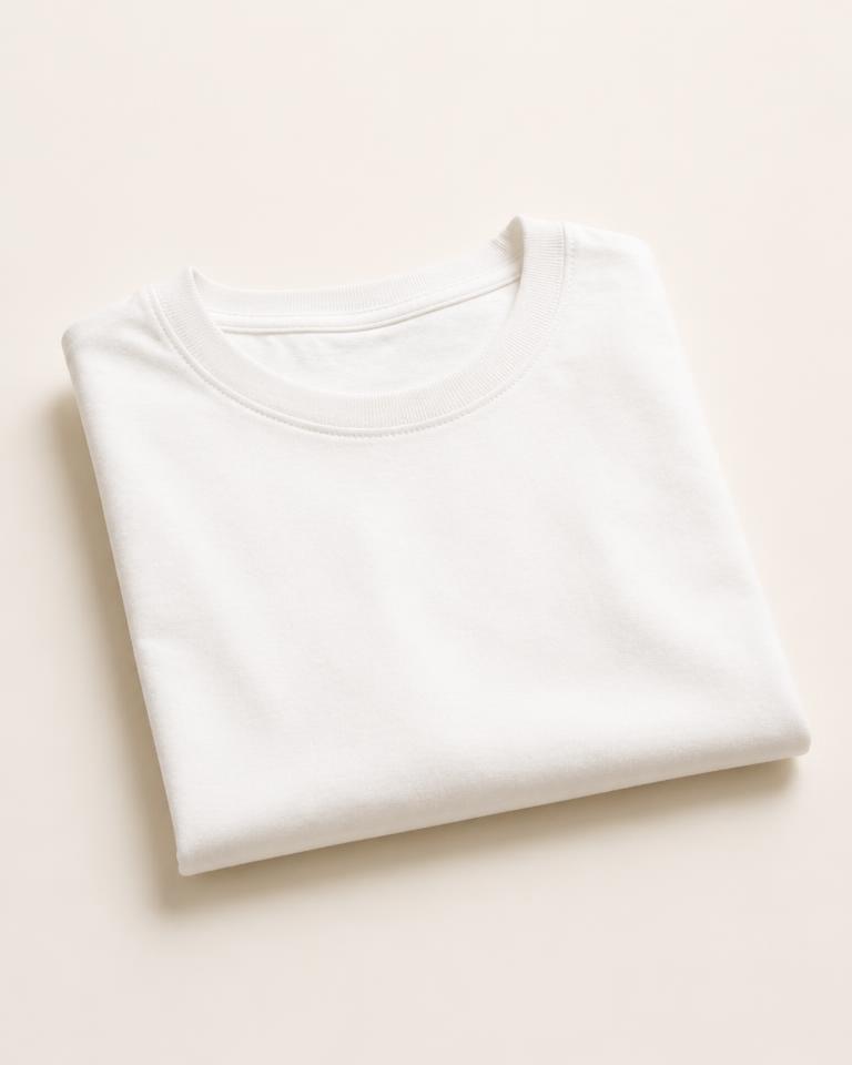 Basic Crew Neck garment product photograph